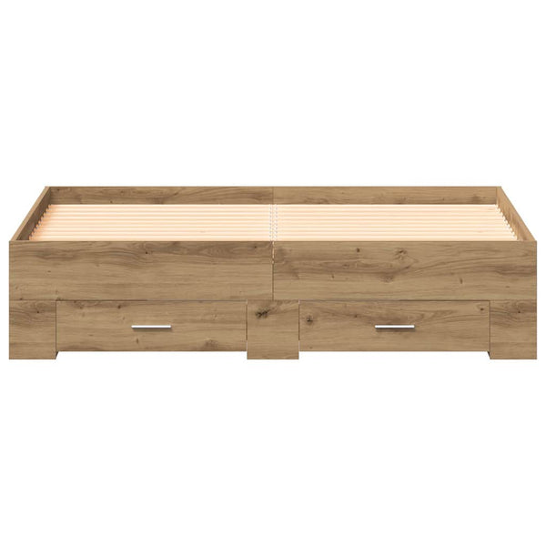 Bettrahmen Artisan-Eiche 140x190 cm