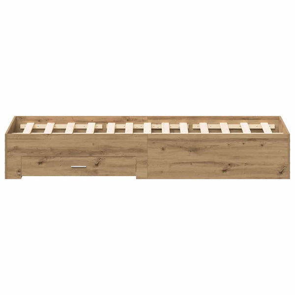 Bettrahmen Artisan-Eiche 140x190 cm