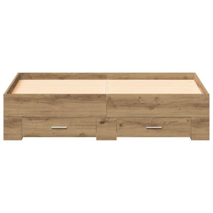 Bettrahmen Artisan-Eiche 135x190 cm
