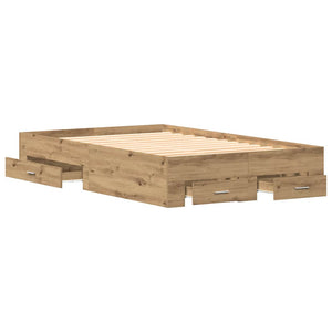 Bettrahmen Artisan-Eiche 120x190 cm