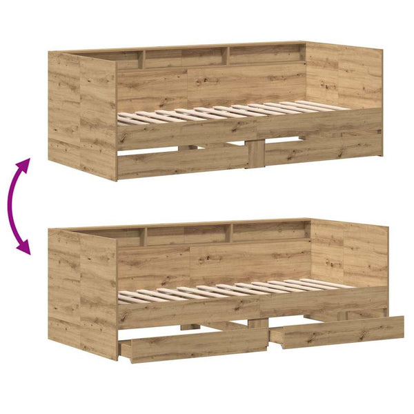 Tagesbett Artisan Eiche 100x200 cm