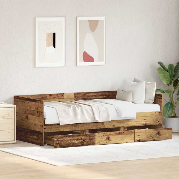 Tagesbett Altholz 90x190 cm