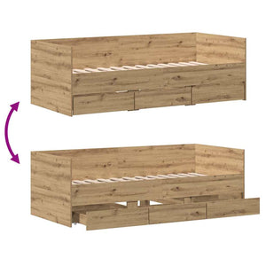 Tagesbett Artisan Eiche 90x190 cm