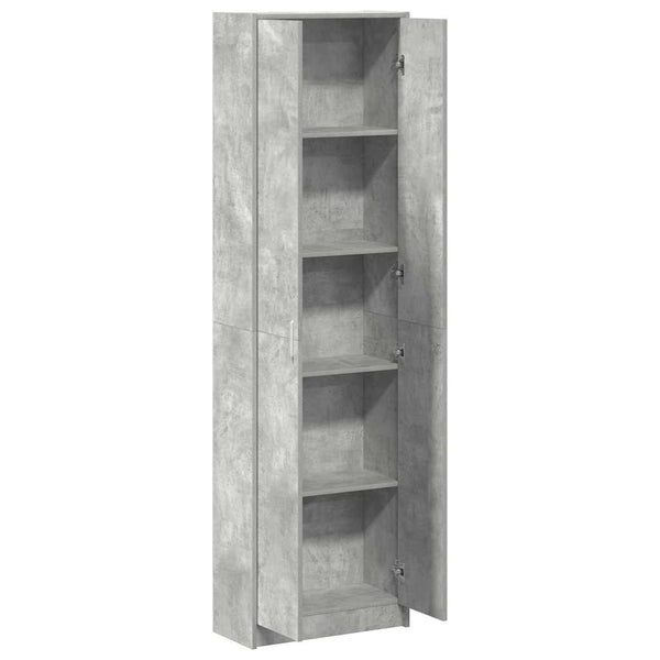 Kleiderschrank Beton Grau 189cm hoch