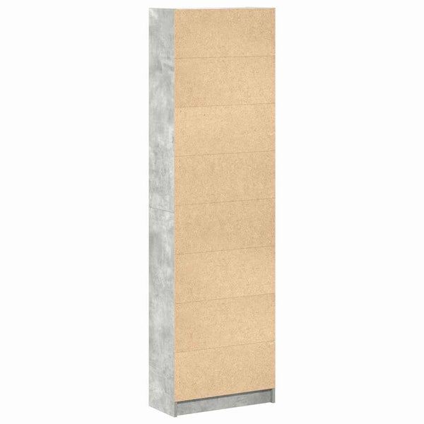 Kleiderschrank Beton Grau 189cm hoch