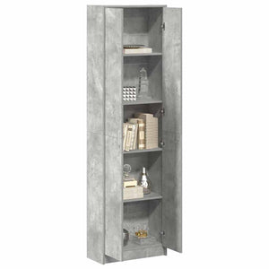 Kleiderschrank Beton Grau 189cm hoch