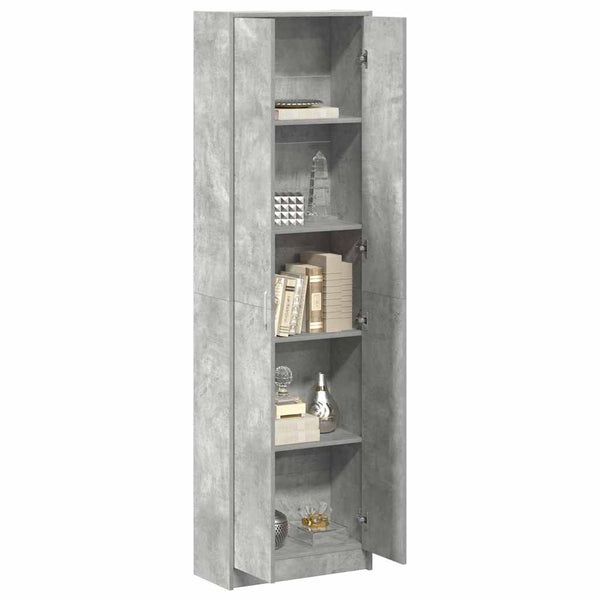 Kleiderschrank Beton Grau 189cm hoch