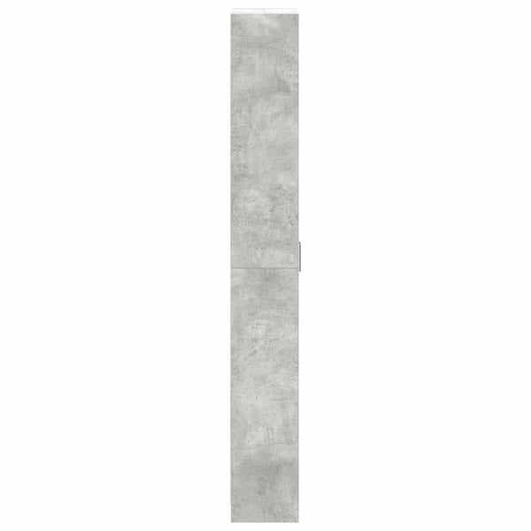 Kleiderschrank Beton Grau 189cm hoch