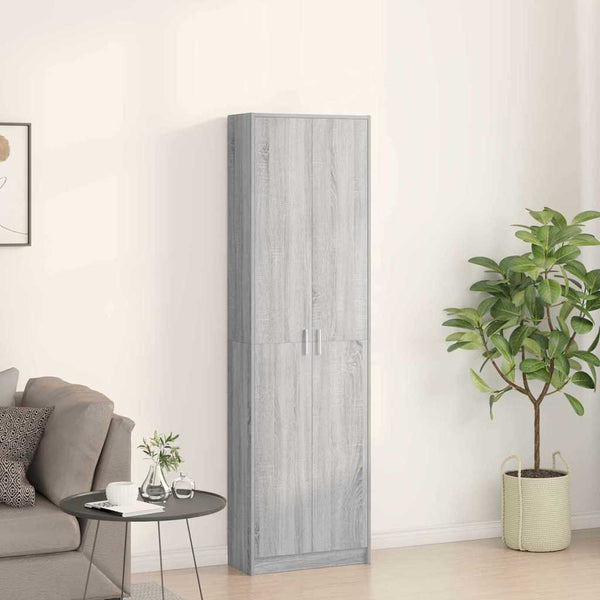 Kleiderschrank Grau Sonoma 55x25x189 cm