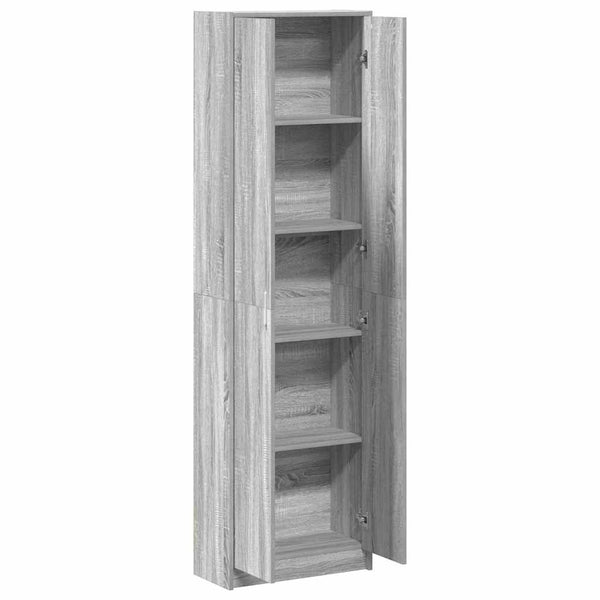 Kleiderschrank Grau Sonoma 55x25x189 cm