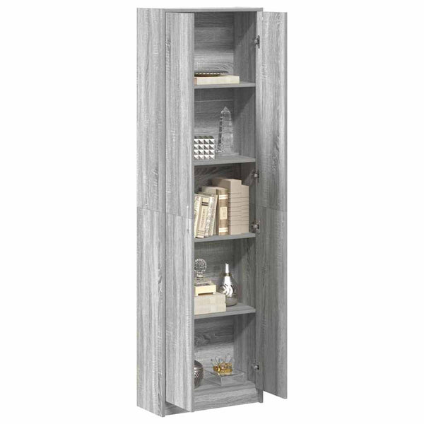 Kleiderschrank Grau Sonoma 55x25x189 cm