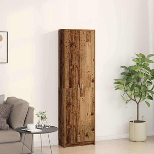 vidaXL Armoire avec étagère Bois de récupération 55 x 25 x 189 cm Bois d'ingénierie