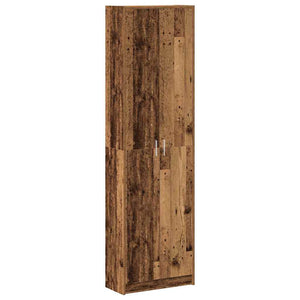vidaXL Armoire avec étagère Bois de récupération 55 x 25 x 189 cm Bois d'ingénierie