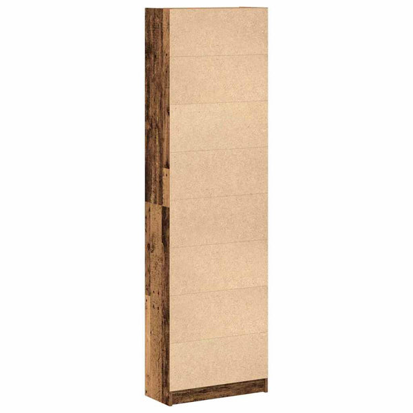 vidaXL Armoire avec étagère Bois de récupération 55 x 25 x 189 cm Bois d'ingénierie