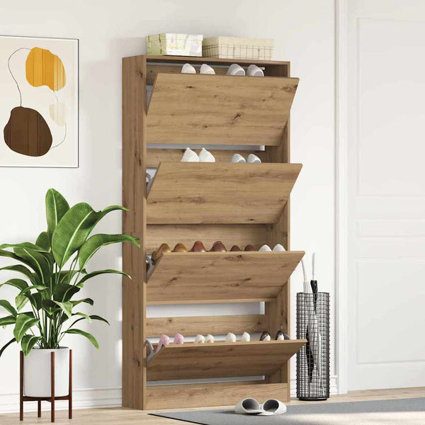 Schuhschrank Artisan Eiche 80cm