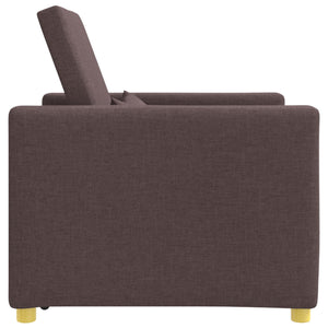 Ausziehbare Schlafcouch Dunkelbraun