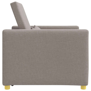 Ausziehbare Schlafcouch Taupe Einzel