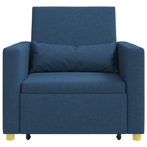 Ausziehbare Schlafcouch Einzelbett Blau