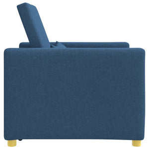 Ausziehbare Schlafcouch Einzelbett Blau