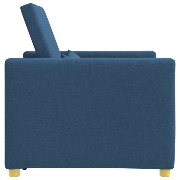 Ausziehbare Schlafcouch Einzelbett Blau