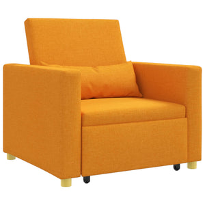 Ausziehbare Schlafcouch Einzel Dunkelgelb