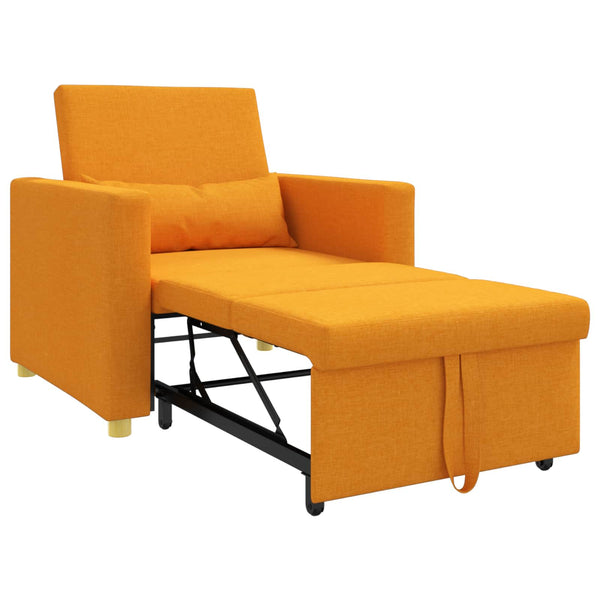 Ausziehbare Schlafcouch Einzel Dunkelgelb