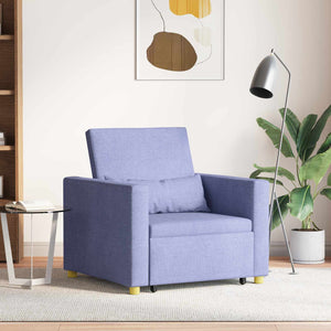 Ausziehbare Schlafcouch Jeans Blau 90x165 cm
