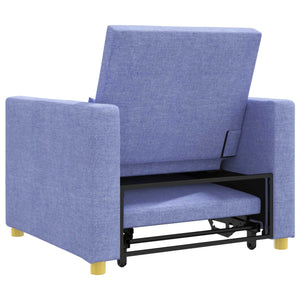 Ausziehbare Schlafcouch Jeans Blau 90x165 cm