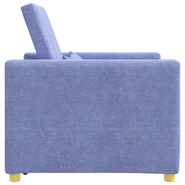 Ausziehbare Schlafcouch Jeans Blau 90x165 cm