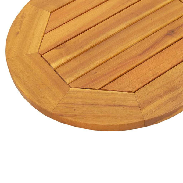 Akazie Tischplatte Massivholz 80x40 cm