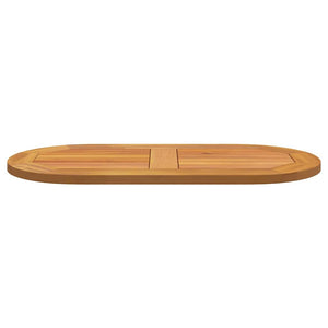 Akazie Tischplatte Massivholz 80x40 cm