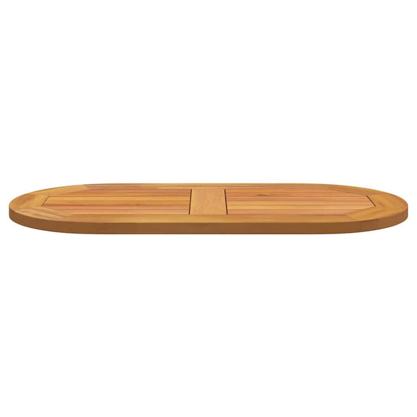 Akazie Tischplatte Massivholz 80x40 cm