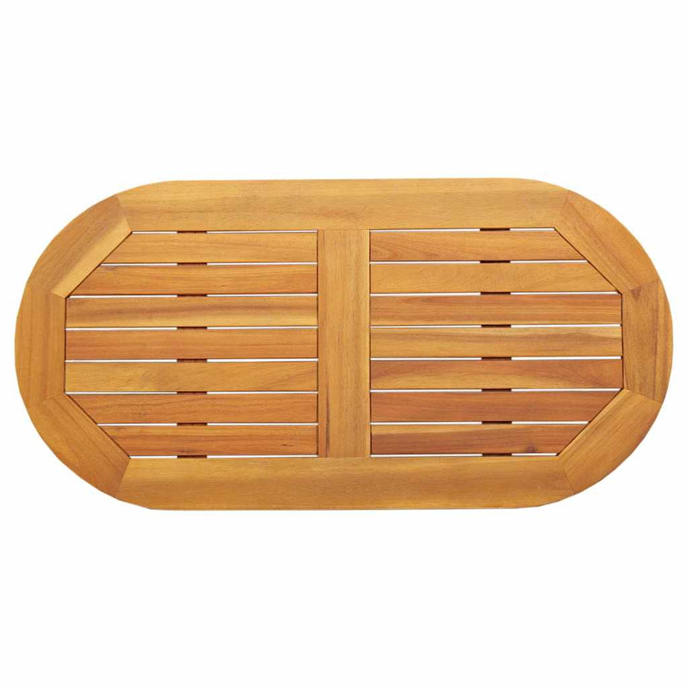 vidaXL Dessus de table en acacia massif huilé naturel 90 x 45 x 2 cm