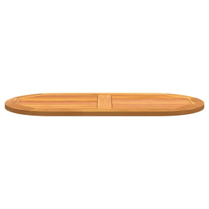 Akazie Tischplatte Massivholz 100x50 cm