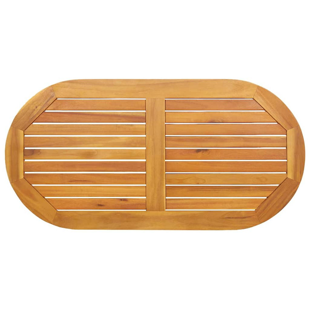 vidaXL Plateau de table huilé naturel 110 x 55 x 2 cm Bois d'acacia massif