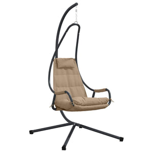 Hängender Ei-Stuhl Taupe
