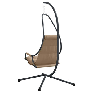 Hängender Ei-Stuhl Taupe