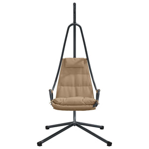Hängender Ei-Stuhl Taupe