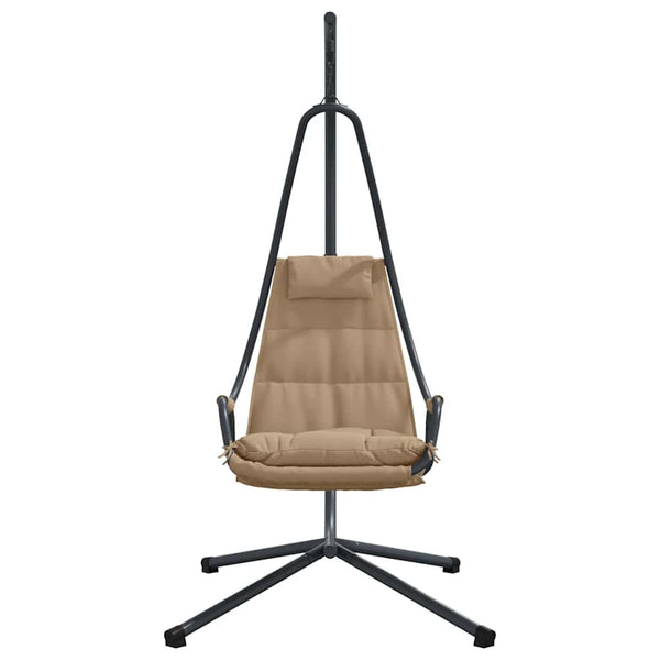 Hängender Ei-Stuhl Taupe