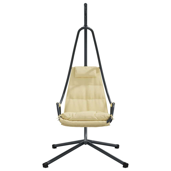 Hängesessel Beige Stahl 196,5 cm
