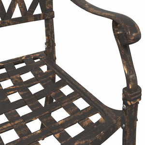 Bronze Gartenstühle, 2er Set