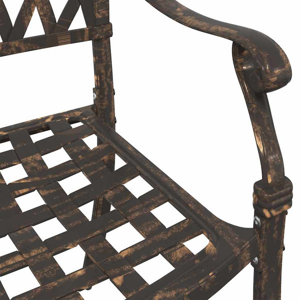 Bronze Gartenstühle, 2er Set