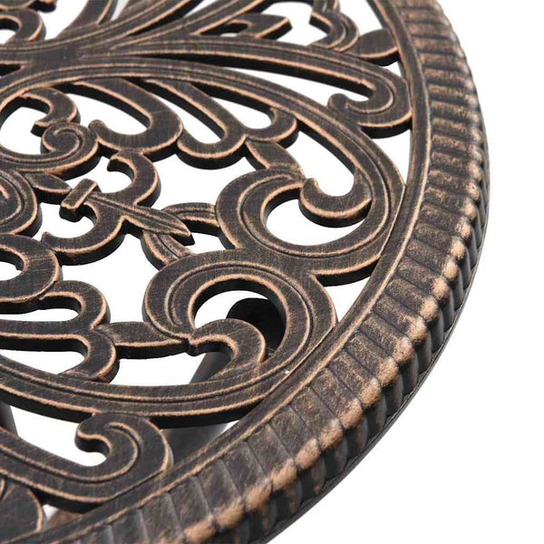 Bronze Aluminium Garten Bistro Set 3-teilig