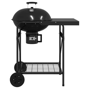 Outdoor Grill mit Rädern, Schwarz, 91x71x107 cm