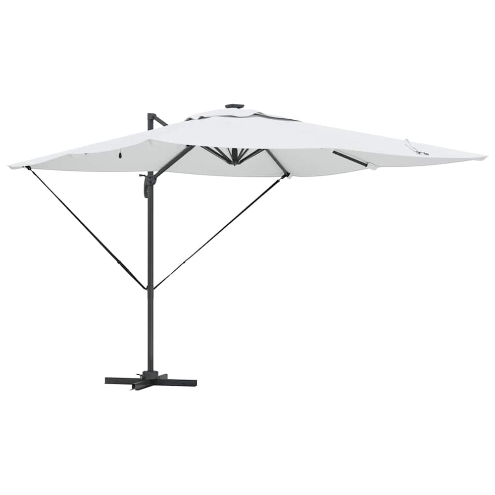 Sandfarbener Sonnenschirm, 286 cm