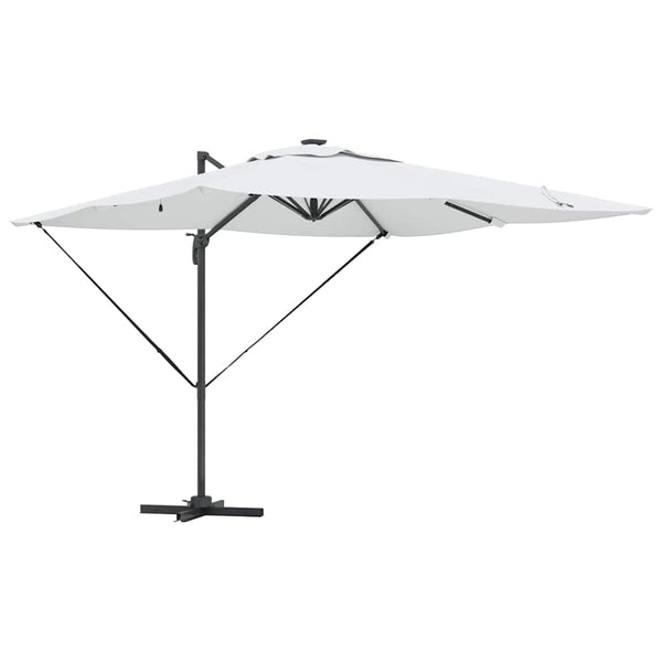 Sandfarbener Sonnenschirm, 286 cm