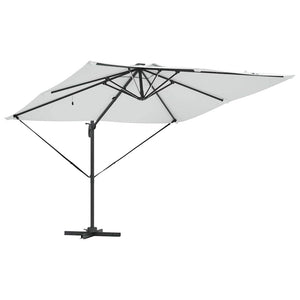 Sandfarbener Sonnenschirm, 286 cm