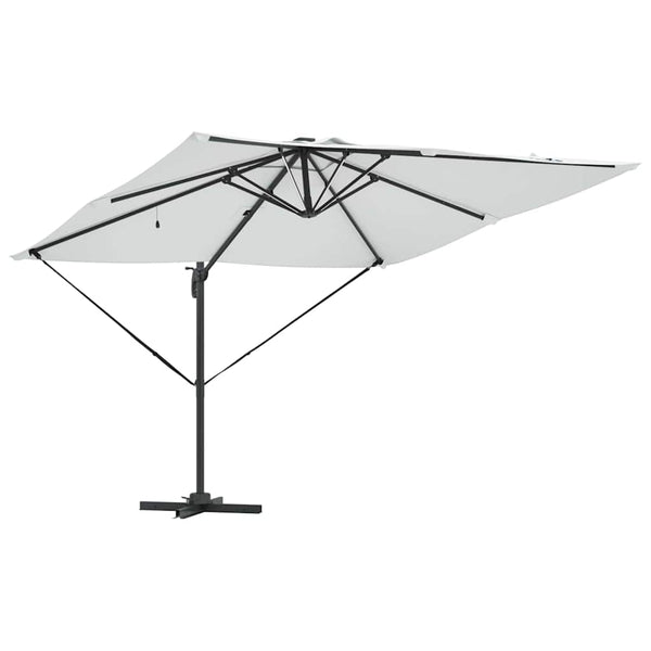 Sandfarbener Sonnenschirm, 286 cm