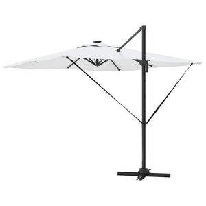 Sandfarbener Sonnenschirm, 286 cm