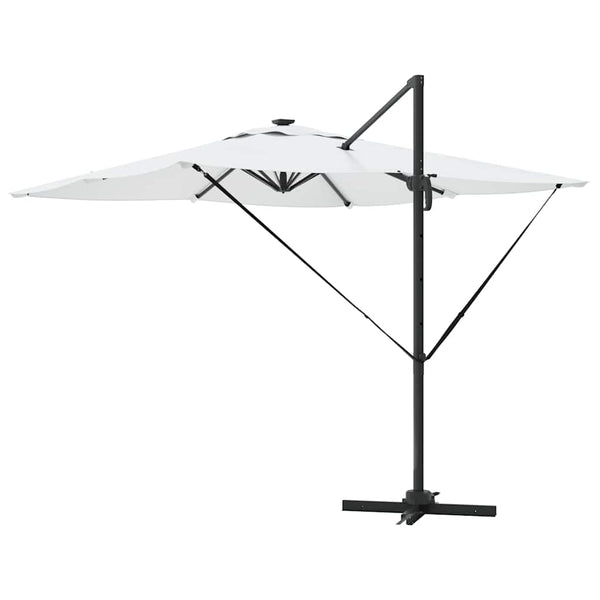 Sandfarbener Sonnenschirm, 286 cm